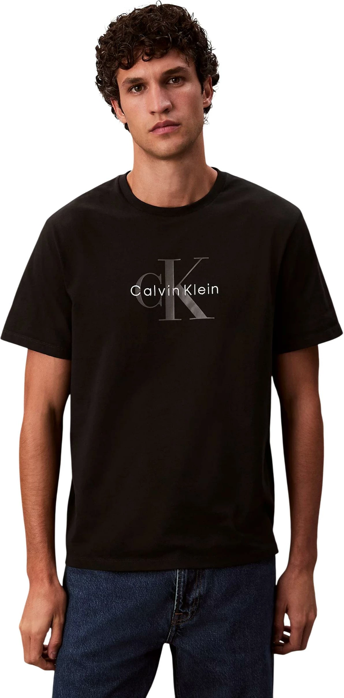 Maicë për meshkuj Calvin Klein Jeans SS Hero Monologo Tee LV04RB862G, e zezë [Madhësia: XL]