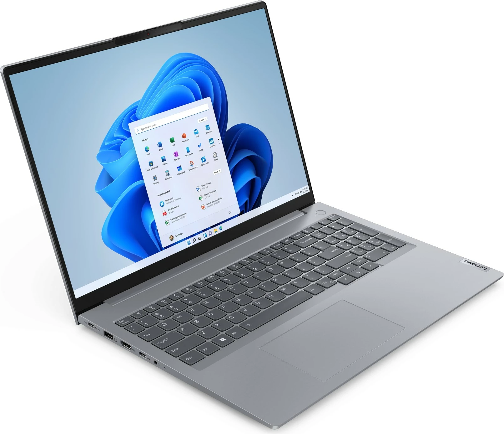 Laptop Lenovo ThinkBook 16 G6 ABP, AMD Ryzen™ 5, 16 GB RAM, 512 GB SSD, Arctic Grey