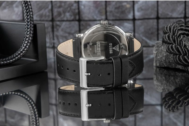 Orë dore për meshkuj Guess Supernova GW0009G1, e zezë