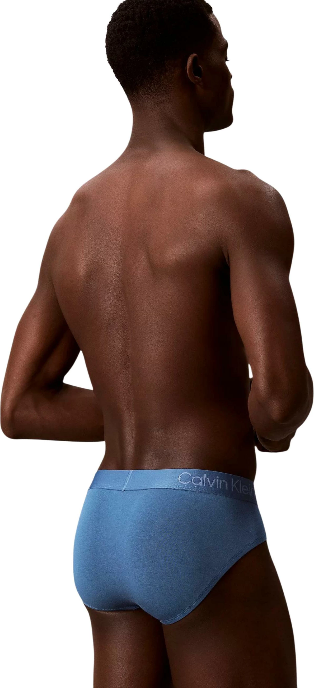 Të brendshme për meshkuj Calvin Klein Underwear Hip Brief 3PK LV00NB4191, bezhë/blu [Madhësia: XL]
