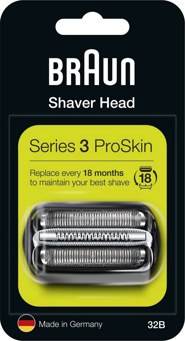 Folja dhe Blloku i Thikave për Braun Series 3 ProSkin, të zezë