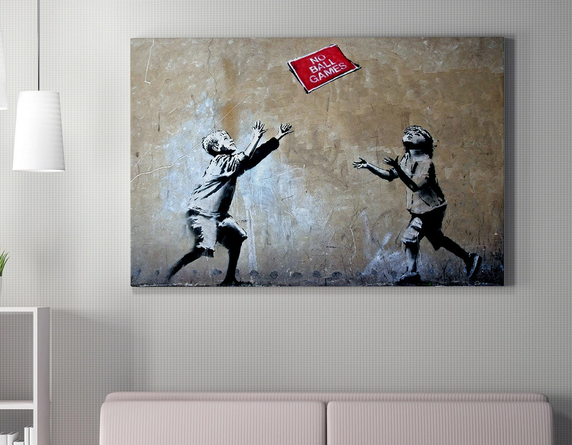 Pikturë dekorative në kanavacë, Banksy, WY09, 50x70cm