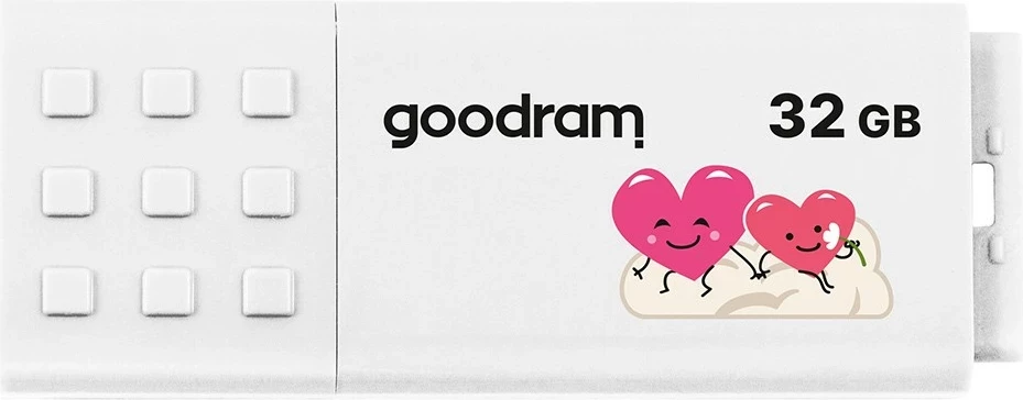 USB Goodram UME3 Valentine 32 GB, USB Type-A 3.2 Gen 1, Bardhë