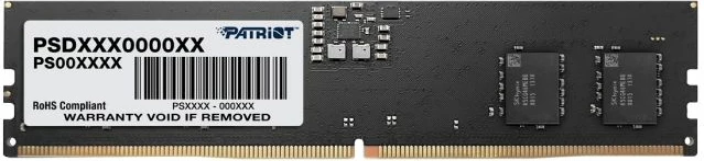 RAM Memorje Patriot Signature Line PSD516G560081 DDR5 16GB 5600MHz CL46 UDIMM 1x16GB, e zezë