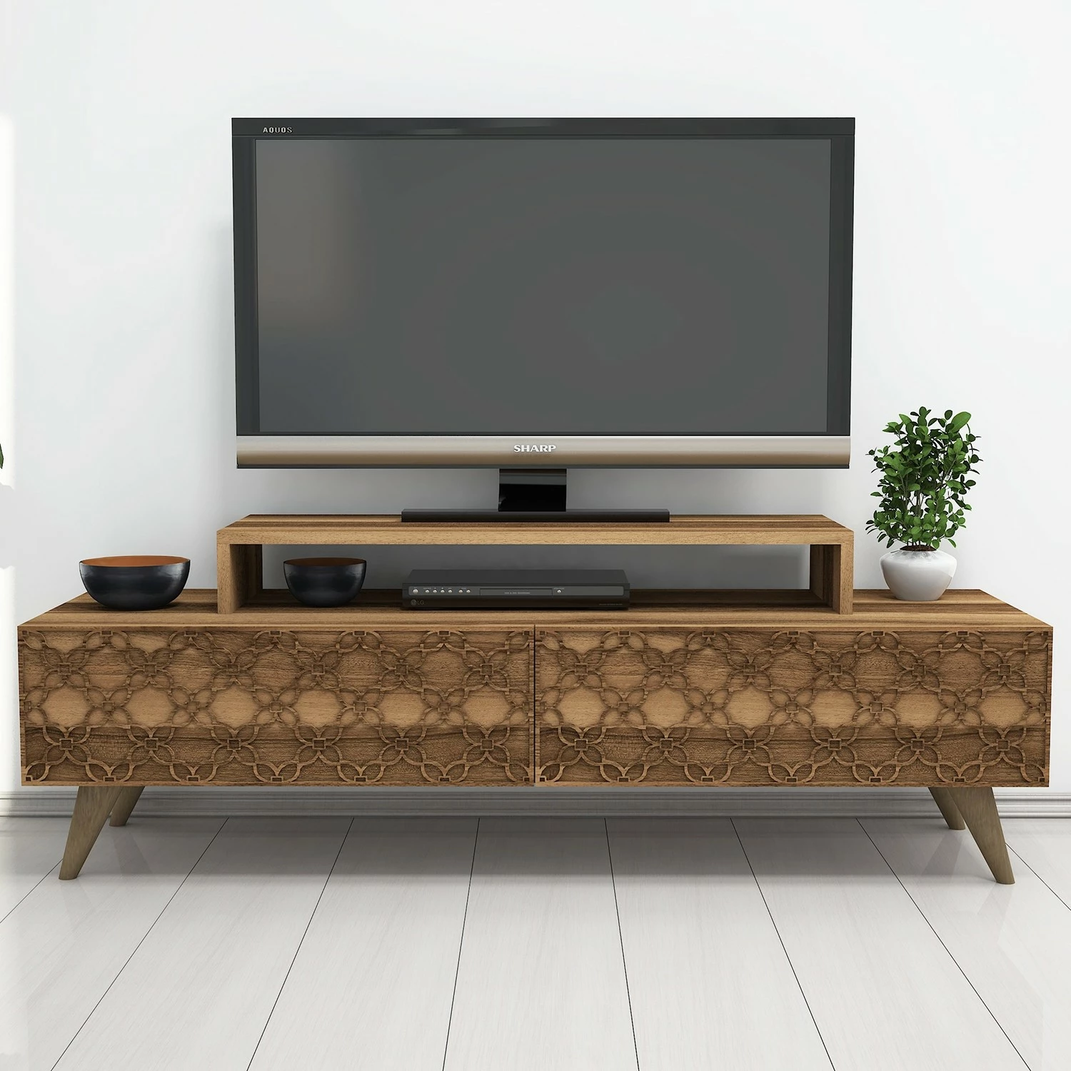 Komodë TV Hanah Home, ngjyrë arre, City
