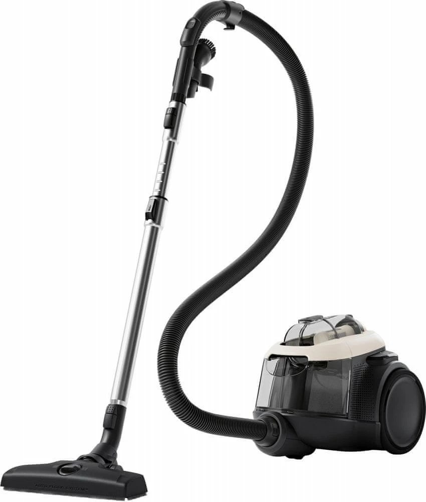 Fshesë me korrent Electrolux EL61H4SW 550W, 1.6L, HEPA 13, pa qese, 12 m rreze, e zezë