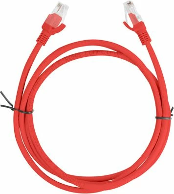 Kabllo rrjeti Lanberg Patchcord PCU6-10CC-0100-R Cat6 U/UTP 1m e kuqe