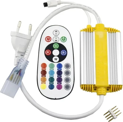 Kontroller LED 220V RGB Metalik