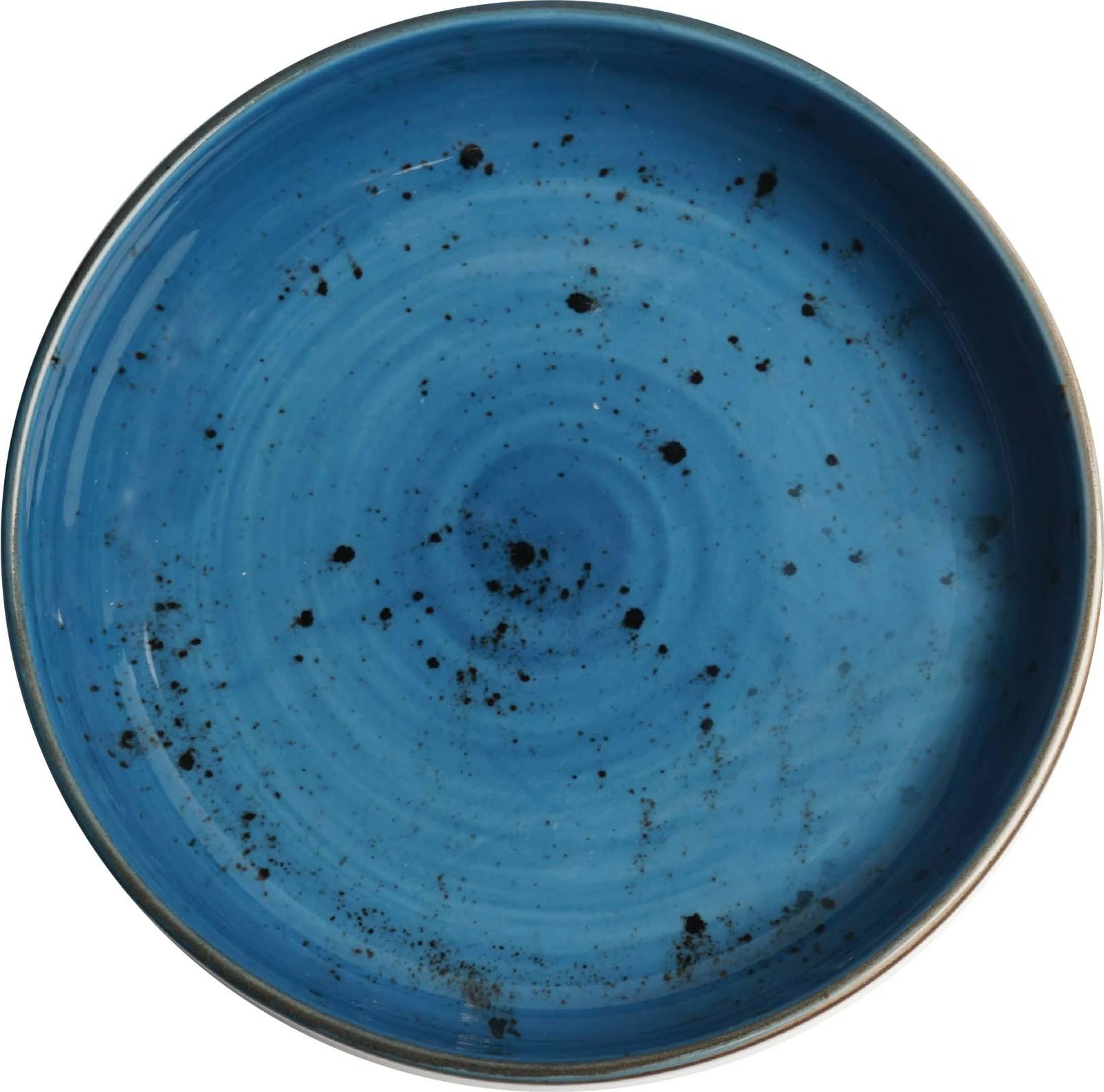 Tas i cekët Fine Dine Iris 200 mm Blu, set 4 copë