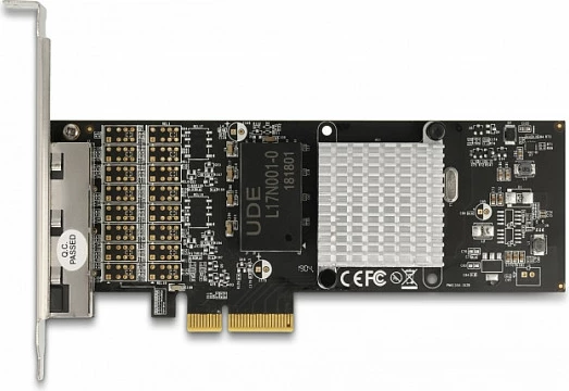 Kartë rrjeti DeLOCK PCIe x4 Intel I350, 4x RJ45 Gigabit LAN, internal