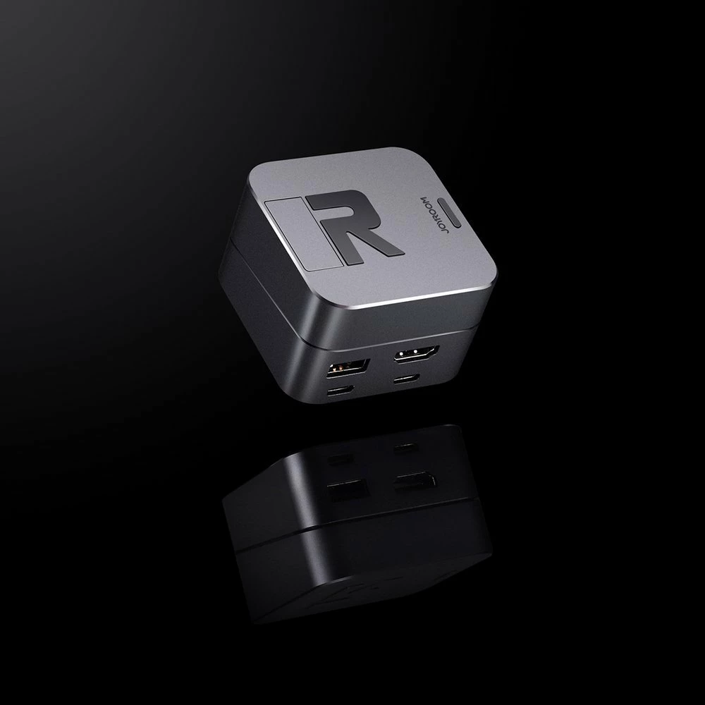 HUB multifunksional Joyroom S-H121, për MacBook Pro, 8 porta, Thunderbolt 3, Gri