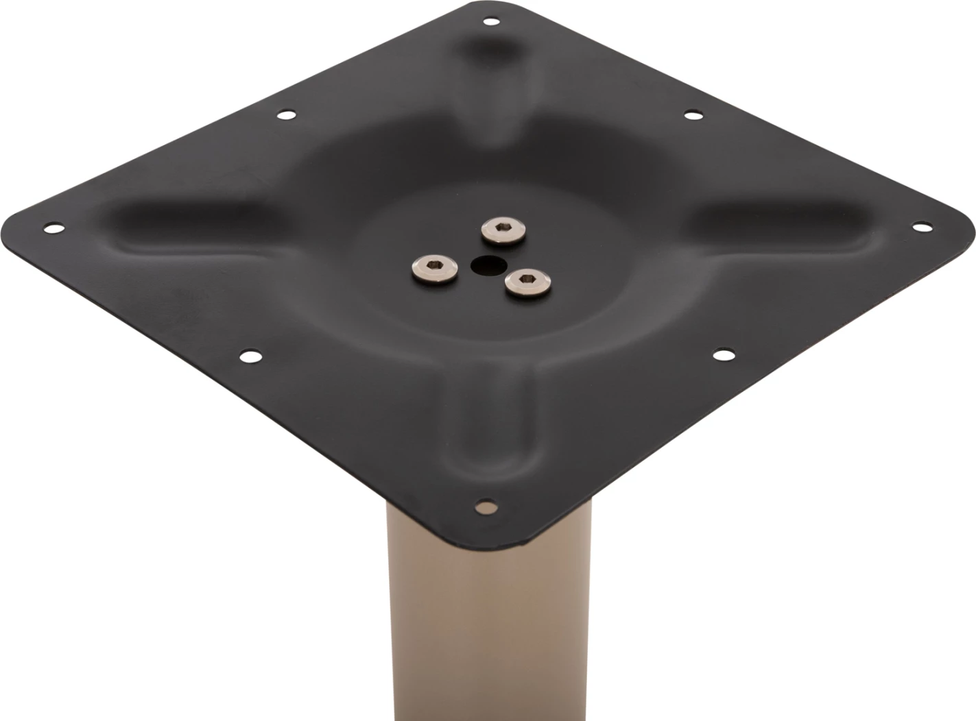 Baza për tavolinë bari, metal/hekuri i derdhur, ngjyrë kapuçino, FH417.25, 62x62x108cm