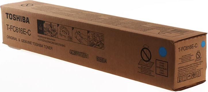 Toner, Toshiba T-FC616E-C 6AK00000466 rendiment 39,200 faqe, cyan