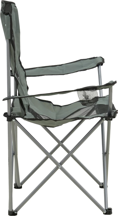 Karrige palosëse për plazh e kamping, metal, pëlhurë e papërshkueshme nga uji, ngjyrë gri, 55x55x95cm