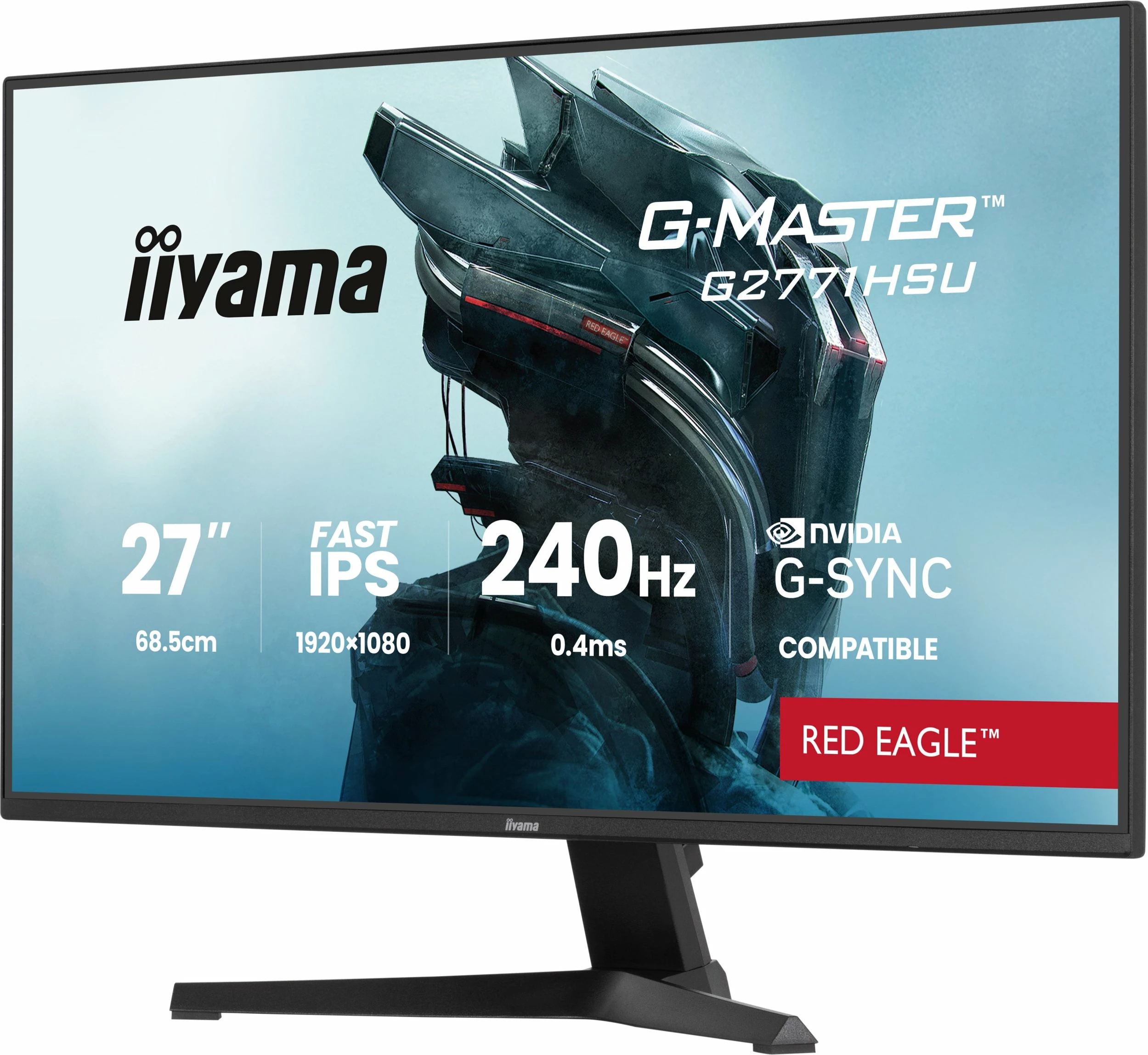 Monitor gaming iiyama G-Master G2771HSU-B1 Red Eagle 27\" Full HD IPS 240Hz, i zi