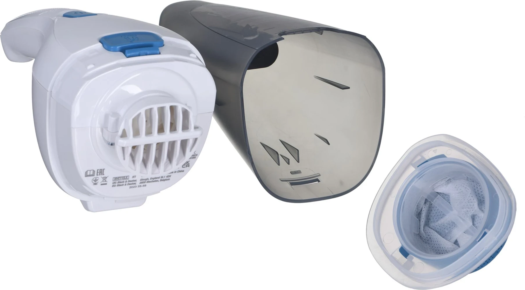 Fshesë dore Black & Decker NVC115JL, Gri dhe Bardhë pa Qese