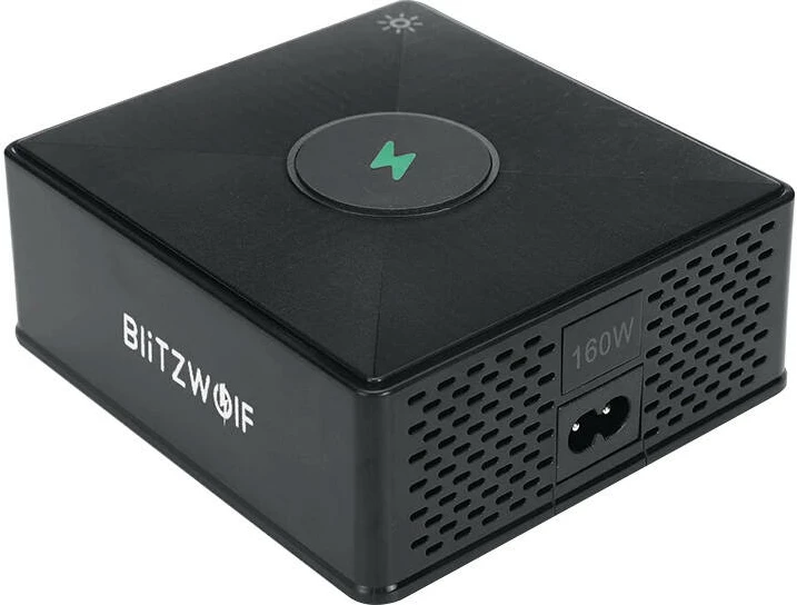 Karikues BlitzWolf 868H, 2xUSB-A, 3xUSB Type-C, 160W, i zi
