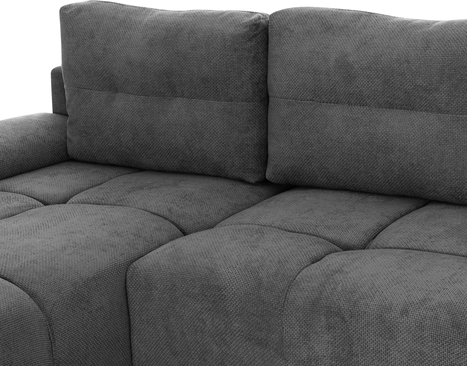Kënd-sofë shtrati majtas COMFYRA, material gri, FH3336.01L, 270x181x75cm