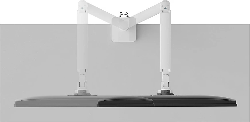 Krah monitori Neomounts DS70-250WH1, Clamp/Grommet, 9 kg, 43.2 cm (17"), 88.9 cm (35"), 100 x 100 mm, Bardhë