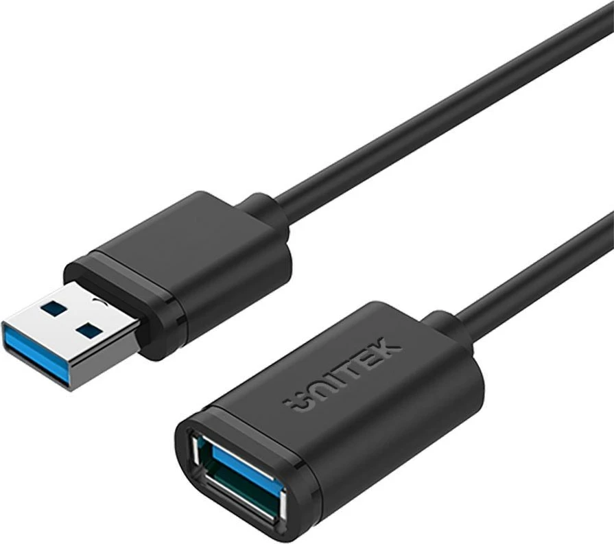 Kabllo USB 3.2-A Unitek Y-C459GBK, 2m, e zezë