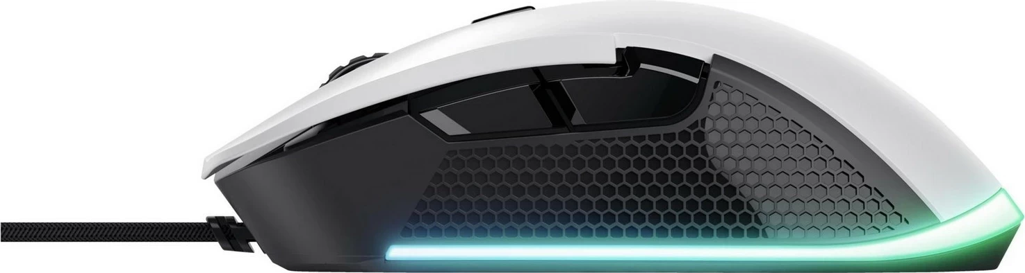 Maus Trust GXT922 Ybar gaming, RGB, 7200 DPI, i bardhë