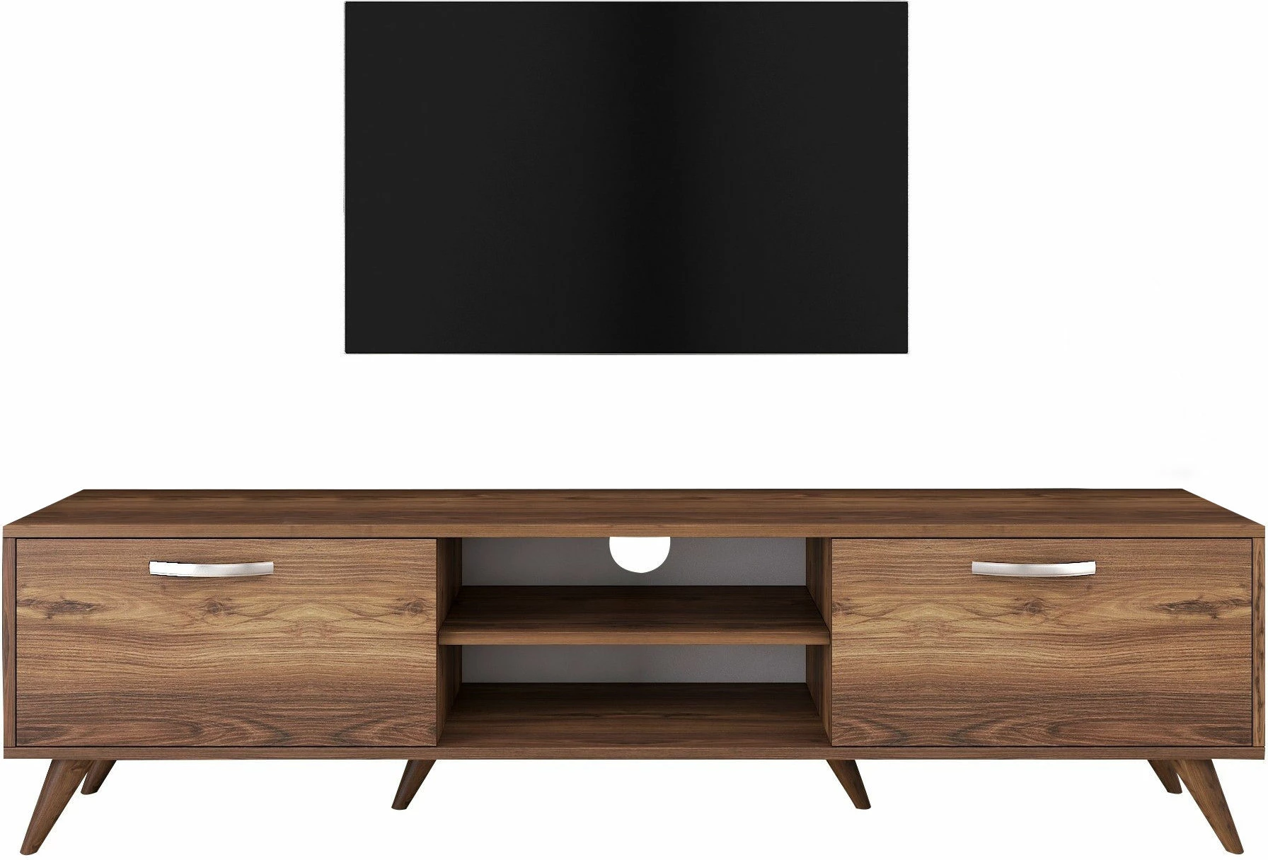 Komodë TV Hanah Home, A9 - 221, ngjyrë arre, 180x48.6x35cm