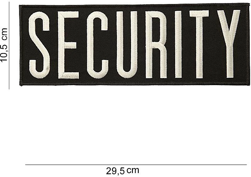 Emblema pëlhure Fostex Garments Patch security large #2007