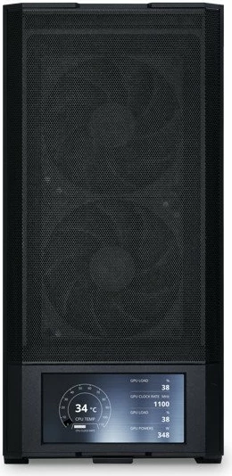 Kasë Lian Li LANCOOL 207 Digital (LAN207DX) Midi Tower ATX me panel xhami të temperum, USB-C, 2x 2.5\" bays, e zezë