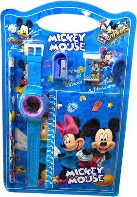 Set i paisjeve shkollore Mickey & Mouse 