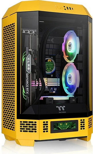 Kasë Thermaltake The Tower 300 Bumblebee, Micro Tower, e verdhë