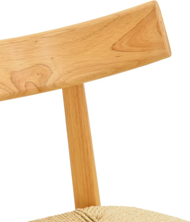 Karrige Clareta, dru kauçuku, litar, ngjyrë natyrale, 53x55x79cm