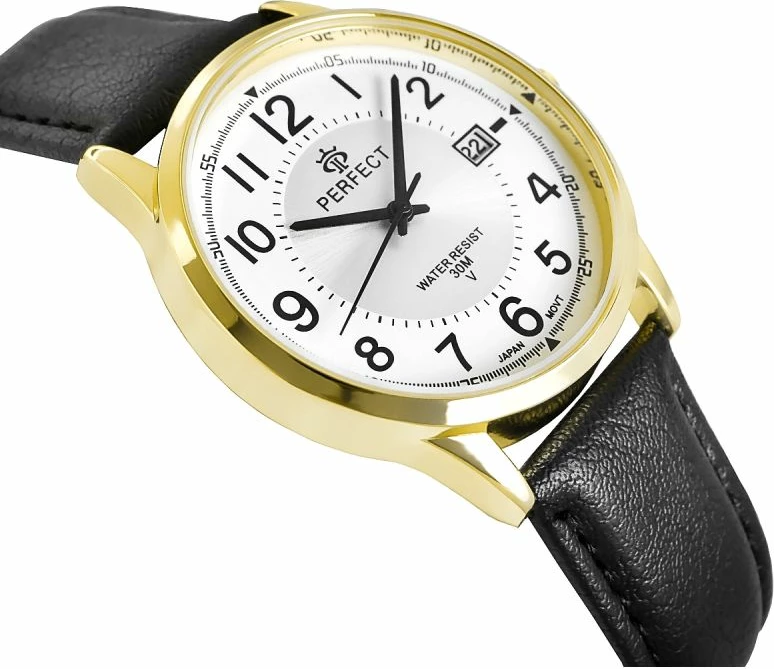 Orë dore për meshkuj PERFECT, e zezë