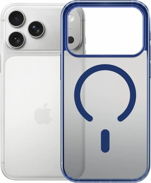 Kutí telefoni 3mk Frosty MagCase për iPhone 17 Pro Max, kaltër