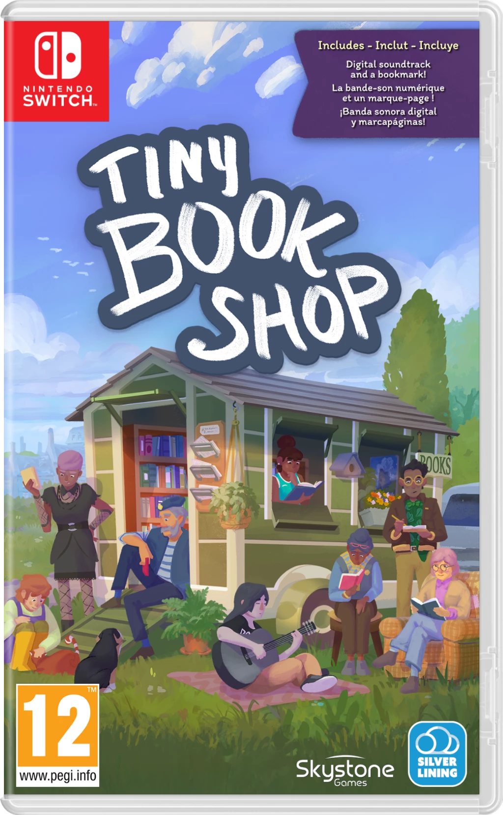 Lojë Nintendo Switch Silver Lining Interactive Tiny Bookshop, përfshin digital soundtrack, PEGI 12