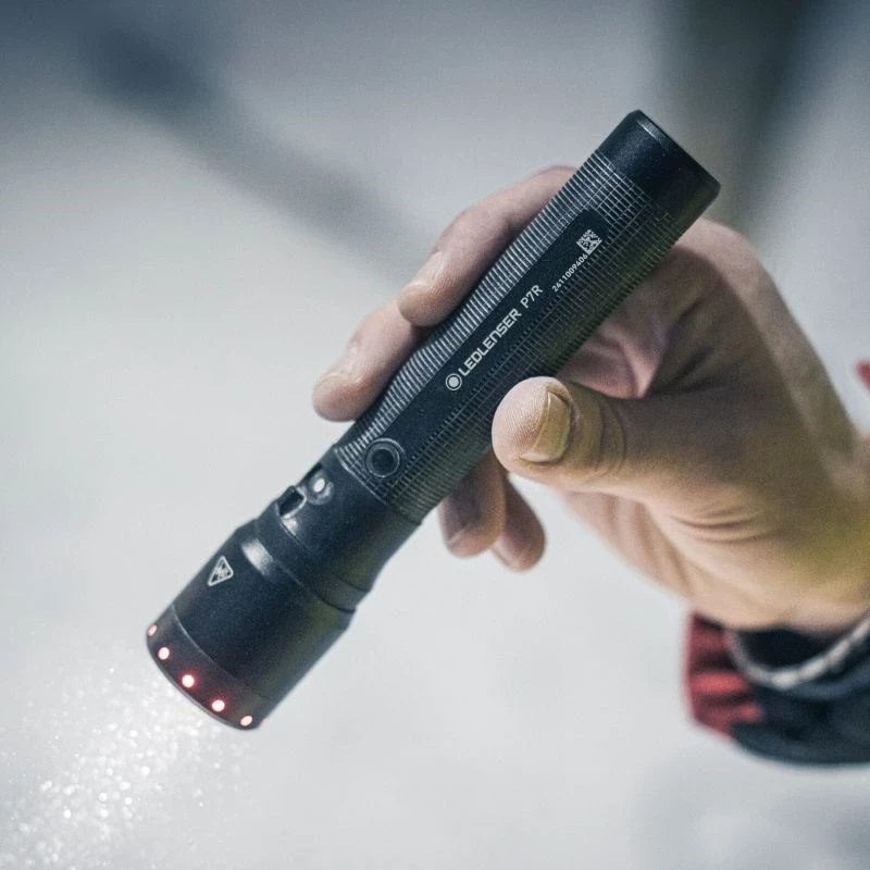 Elektrik dore Ledlenser P7R, LED, 80 orë, IP68, i zi
