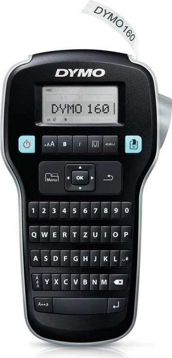 printer etiketa Yakimasport DYMO LabelManager 160 QWERTZ, argjendtë/zi