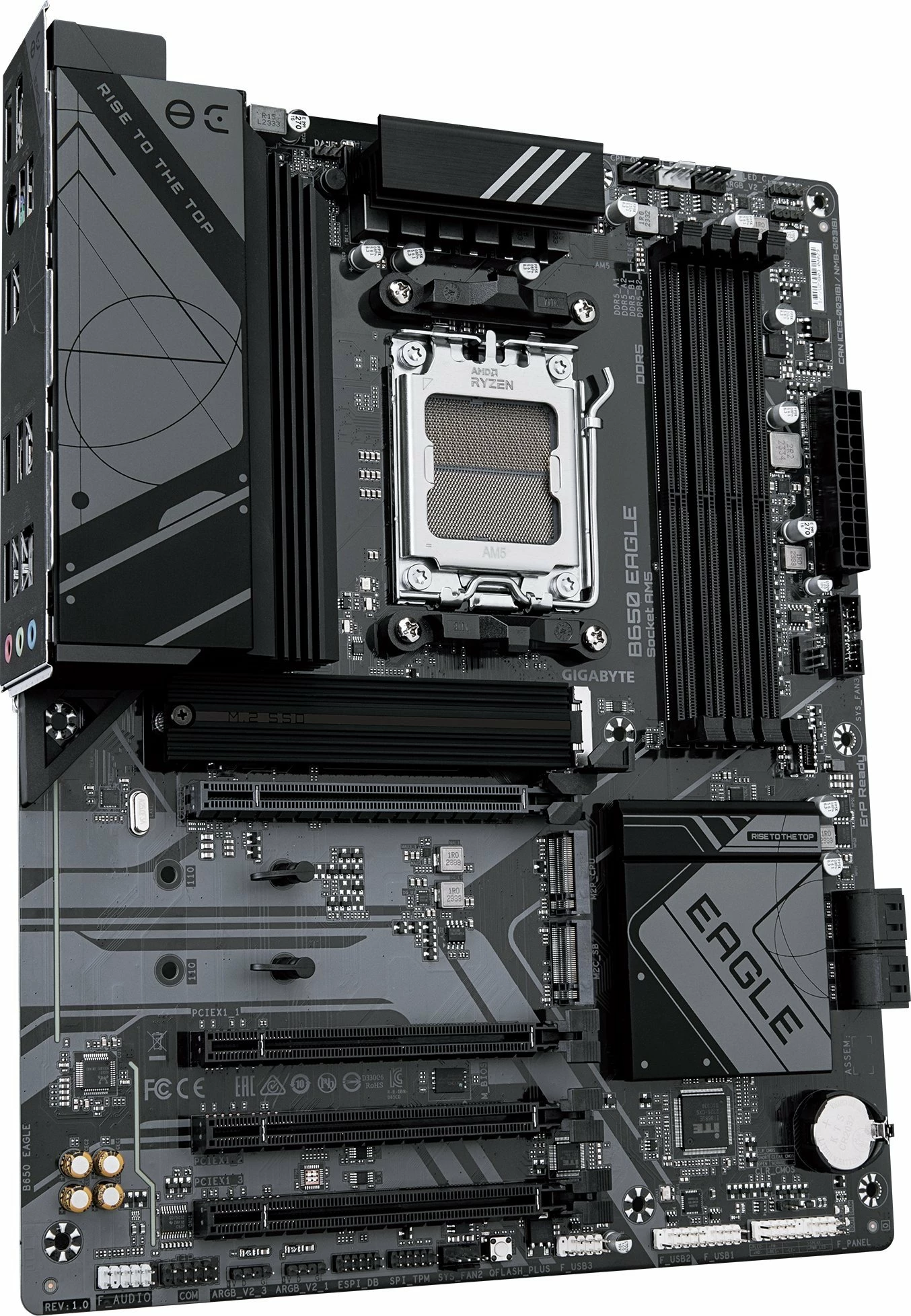 Pllakë amë Gigabyte B650 EAGLE, AM5, ATX, DDR5, e zezë