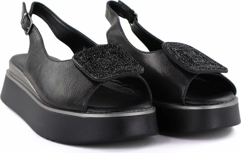 Sandale platformë Potocki SZ12590, të zeza