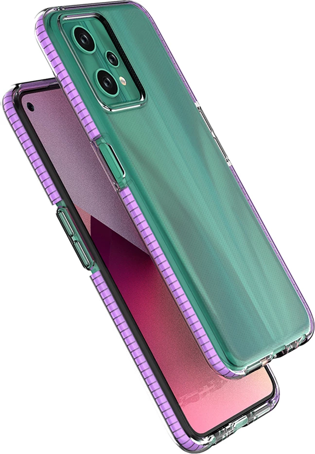 Mbështjellës Hurtel Spring Case për Realme 9 Pro, TPU, Rozë e çelur