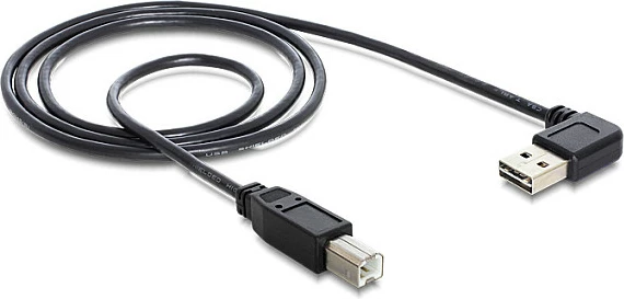 Kabllo USB DeLOCK USB 2.0 A në B, 1 m, EASY-USB, e zezë
