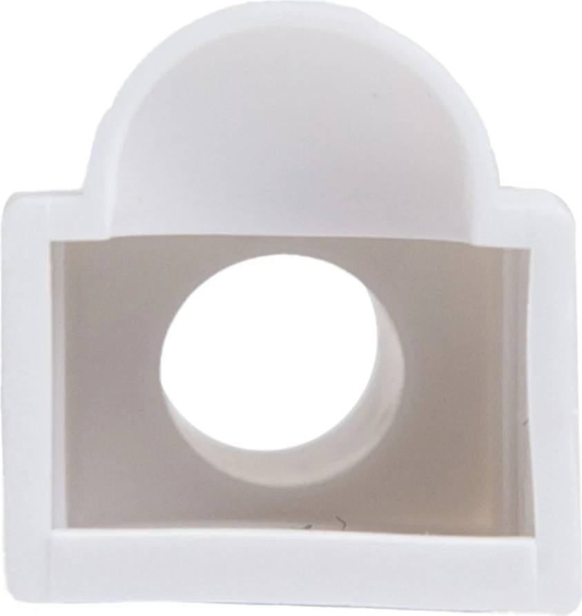 Mbështjellës RJ45 Unitek, 6 mm, 100 copë, e bardhë