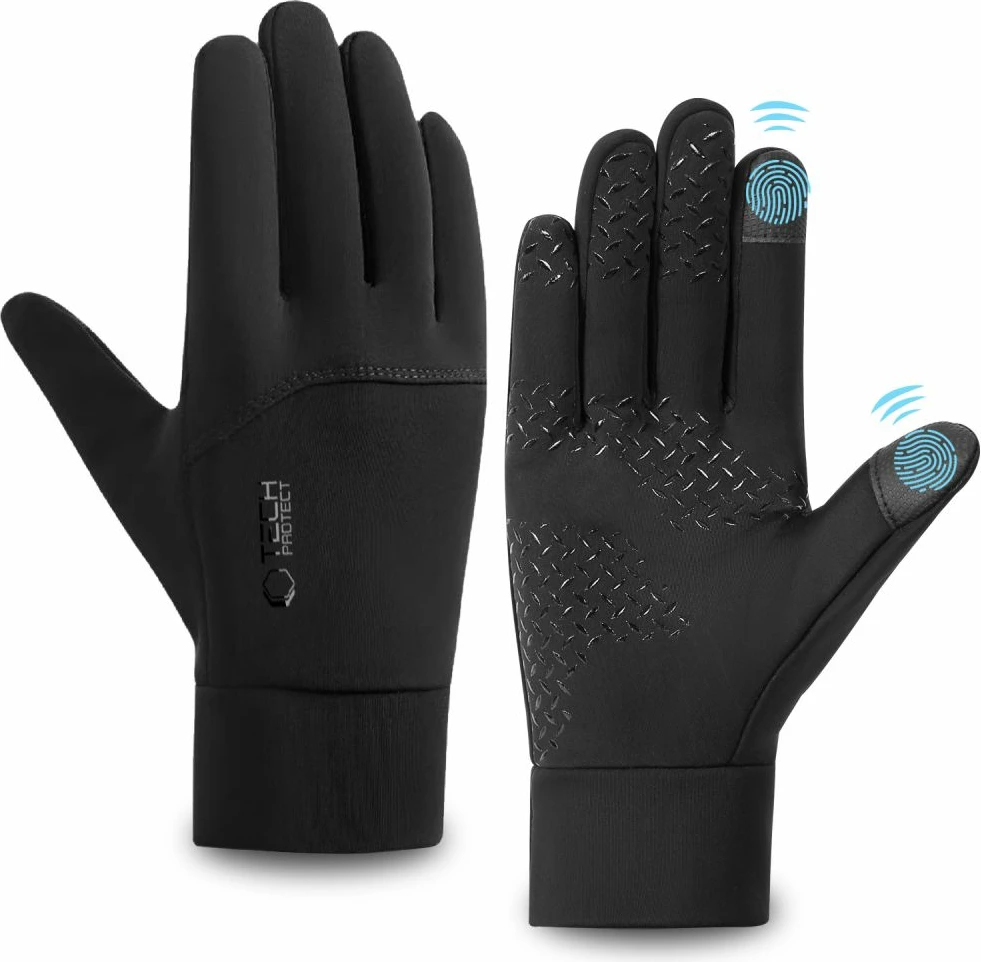 Doreza Tech-Protect WG01 me touch tips, L, të zeza