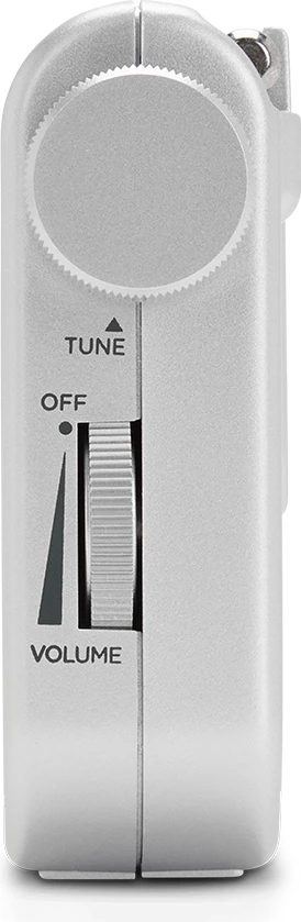 Radio xhepi Aiwa RS-55/SL FM/AM, antenë teleskopike 48 cm, jack 3.5mm, Silver, set me kufje + çantë + rrip + 2x AA bateri