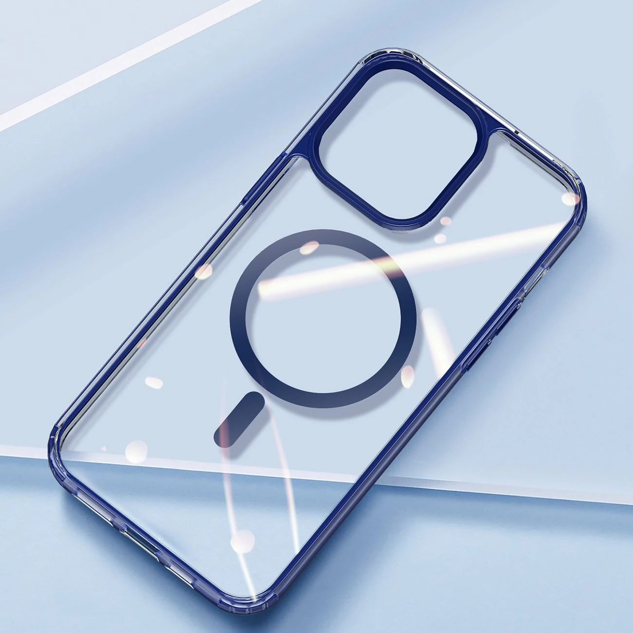 Mbështjellës Dux Ducis Clin2 për iPhone 14 Pro, MagSafe, kaltër