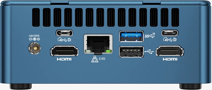Kompjuter mini GEEKOM IT13, Intel Core i5-13600H, 16GB DDR4, SSD 1TB PCIe Gen4, Wi‑Fi 6E, Windows 11 Pro, blu