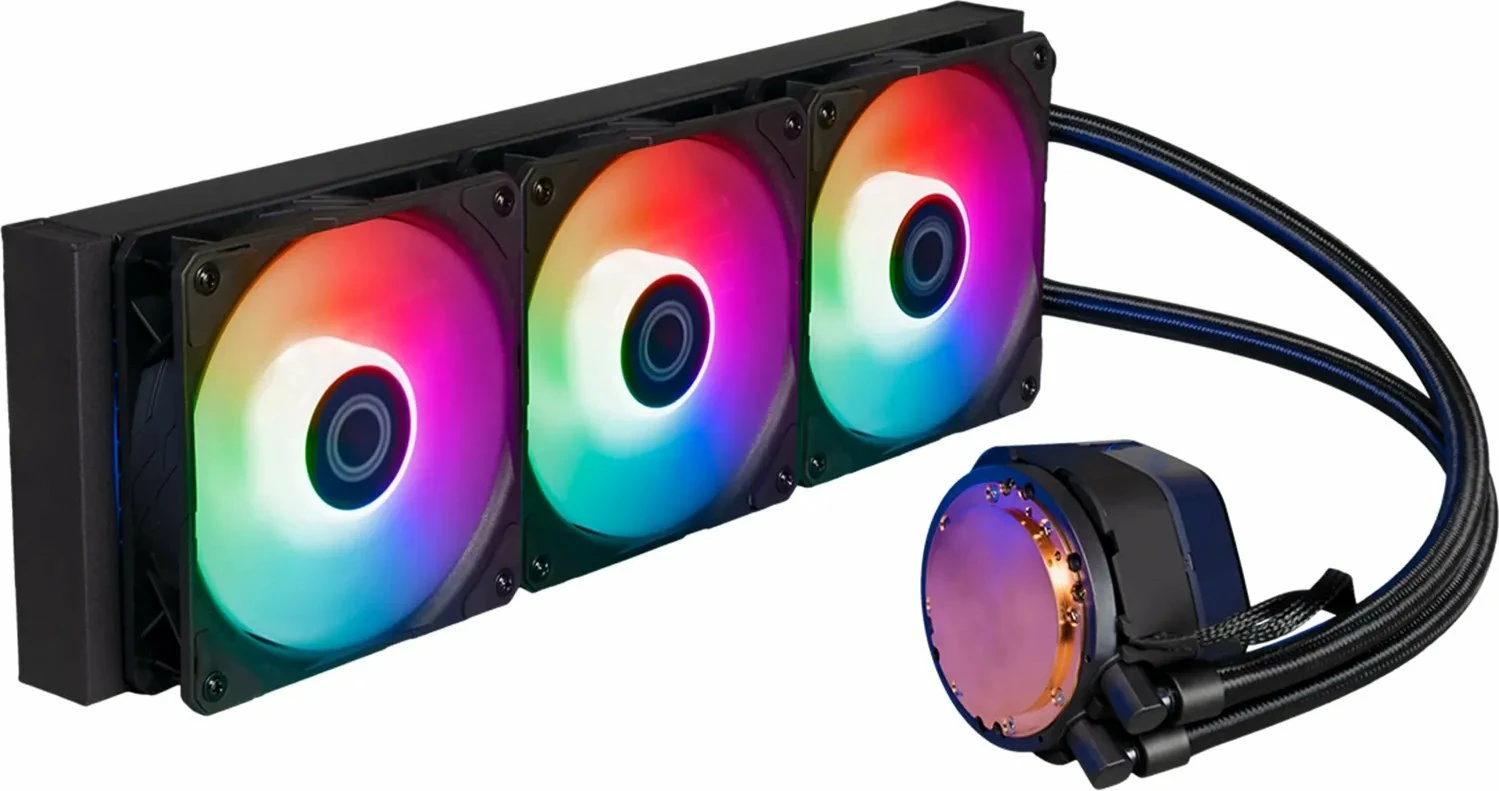 Ftohës me ujë AIO Cooler Master MasterLiquid 360 Atmos ARGB 360mm (MLX-D36M-A25PZ-R1), e zezë