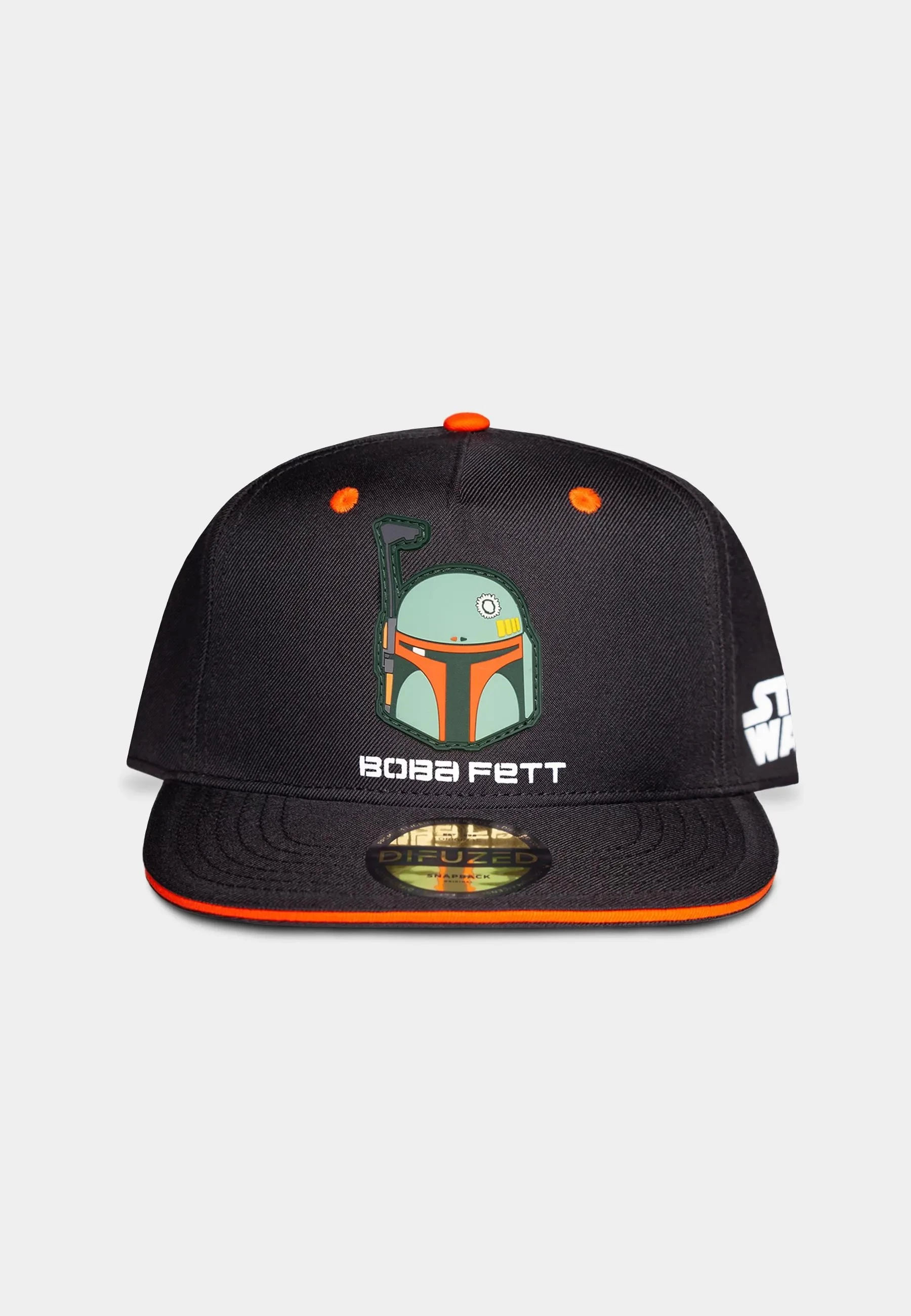 Kapelë snapback për fëmijë Difuzed The Mandalorian Boba Fett Bounty Hunter, e zezë