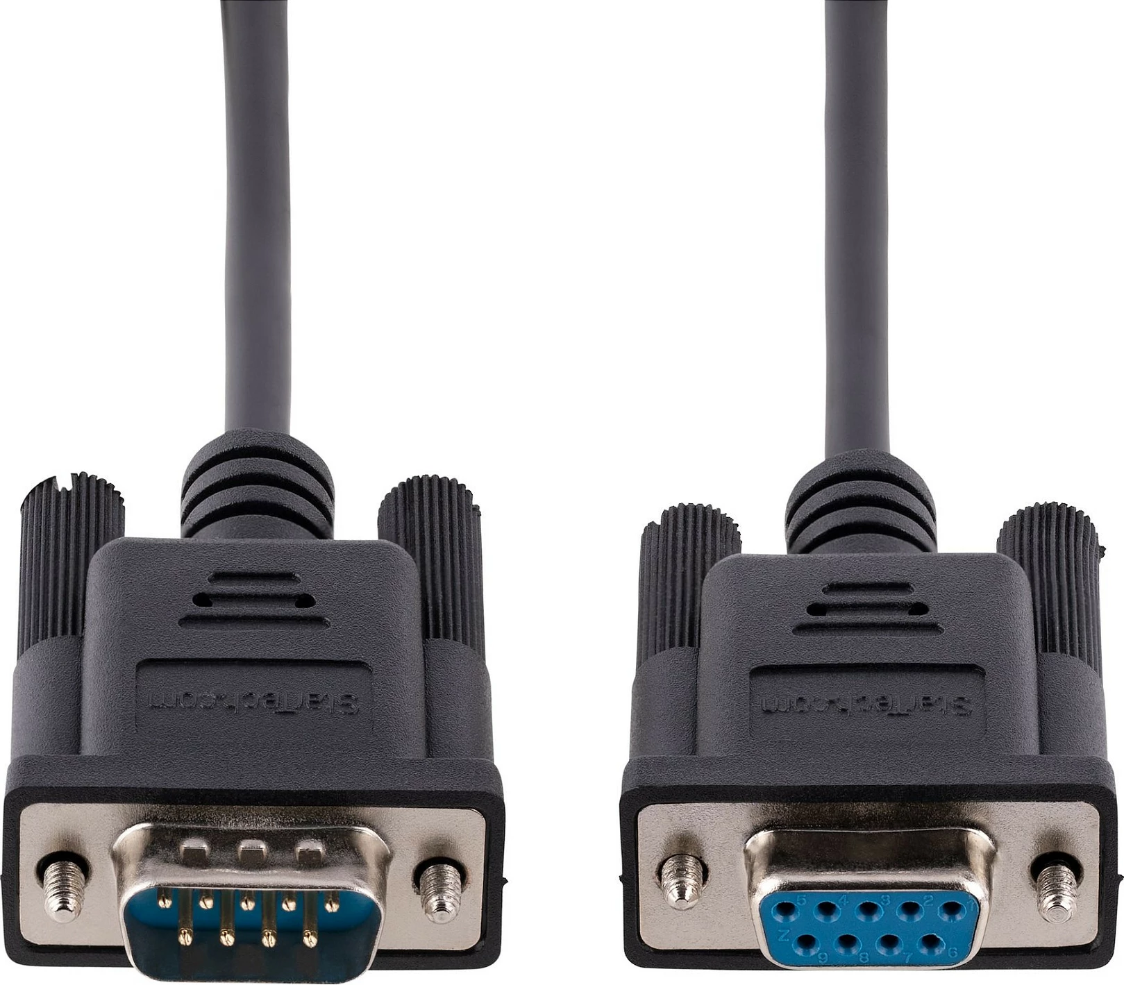 Kabllo seriale StarTech DB9 RS232 Null Modem, 3m, mashkull-në-femër, e zezë