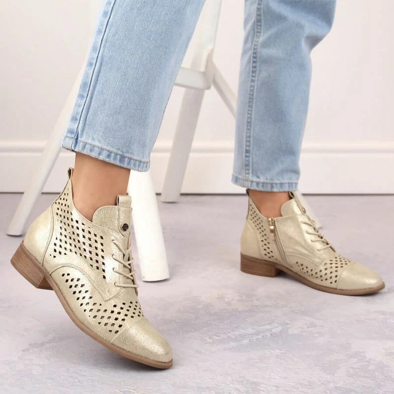 Çizme për femra Potocki, të arta