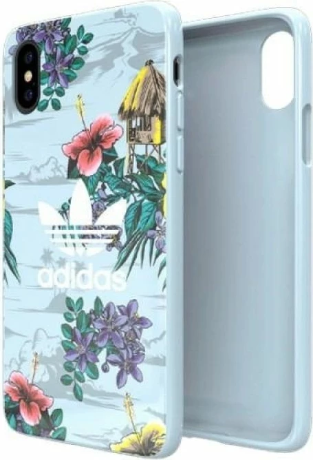 Case adidas OR SnapCase Floral për iPhone X/Xs, gri